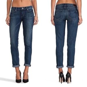 Paige Skyline Ankle Peg Jeans; size 27